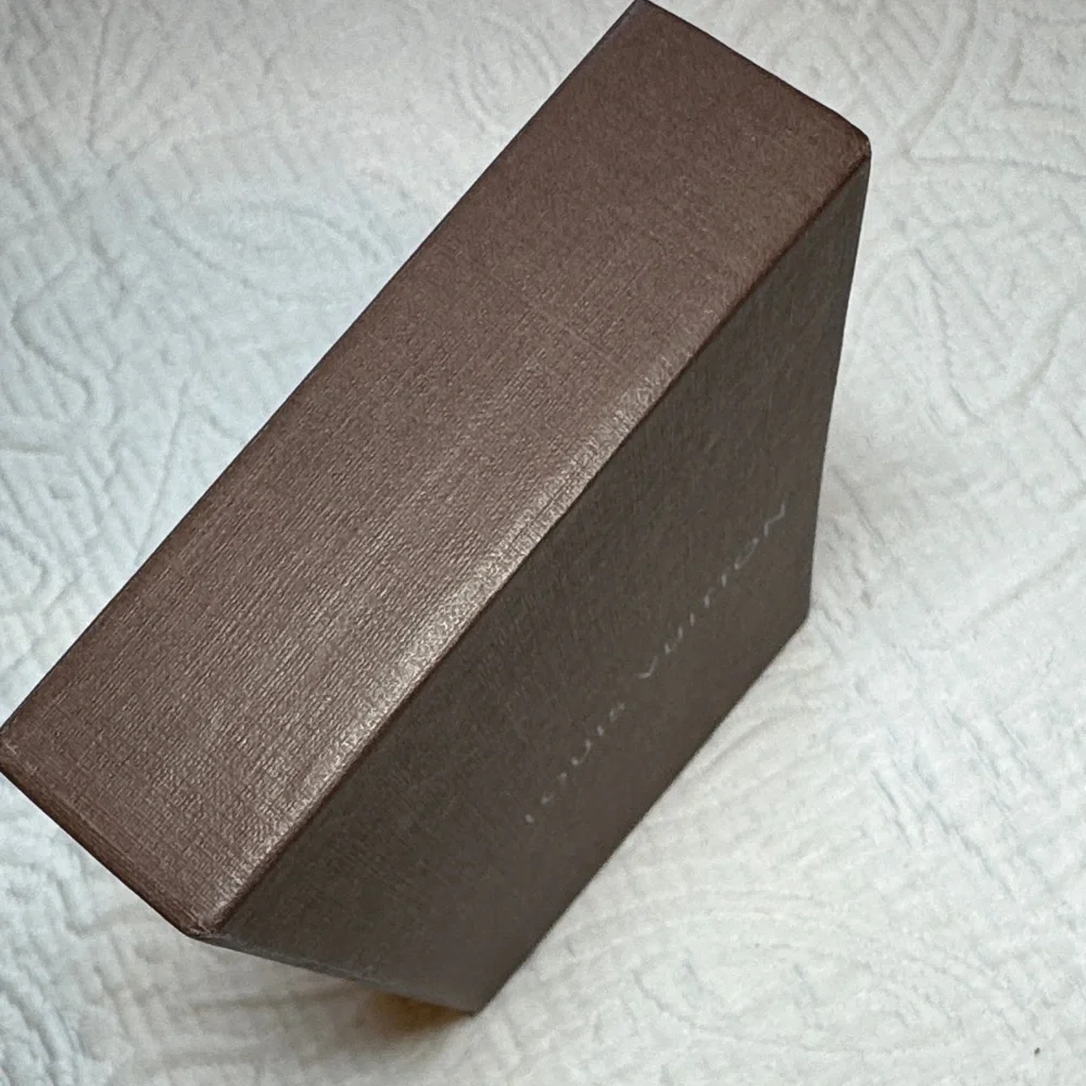 Louis Vuitton Chocolate Brown Box with jewelry pouch
